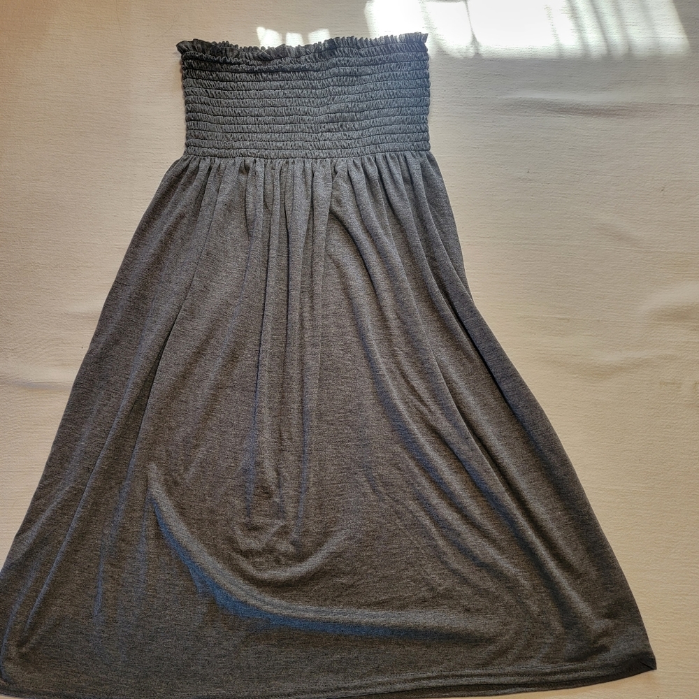 Strapless Shirt/Mini Dress